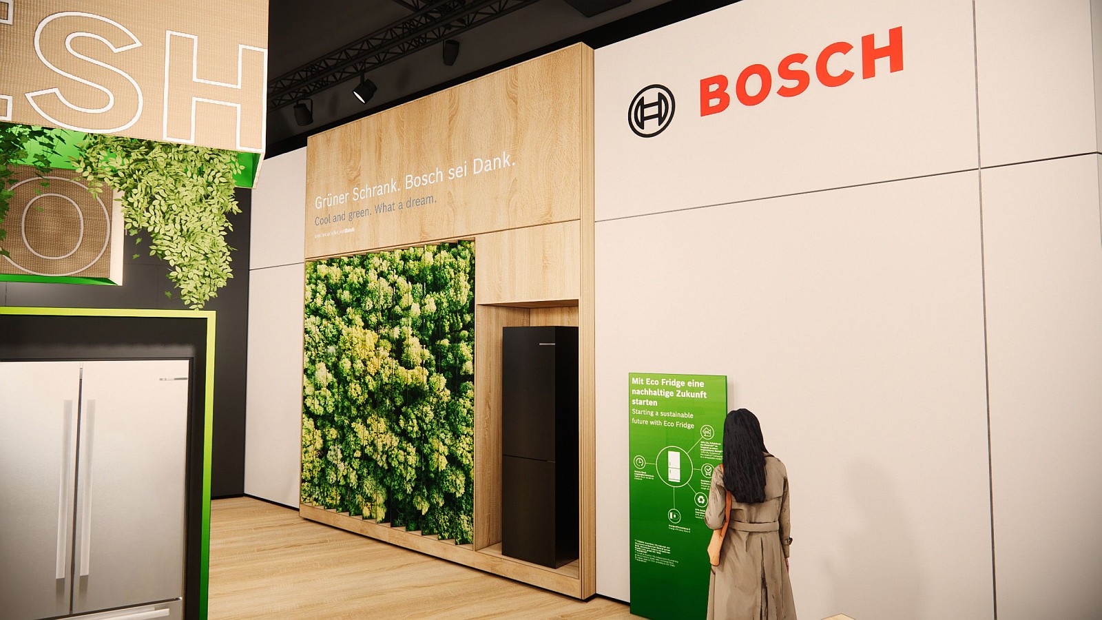 Die Eco Fridge Kühl-Gefrier-Kombination von Bosch besteht zu 27% aus recyceltem Altmetall Bildquelle Bosch IFA 2022